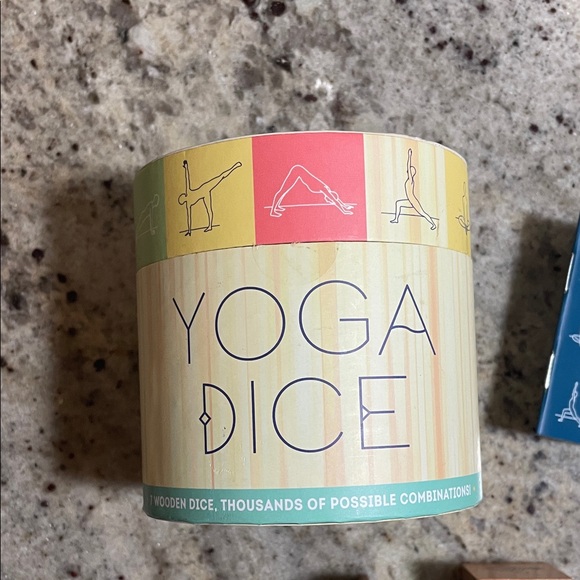 Yoga Dice Set with Wooden Blocks - Picture 2 of 10
